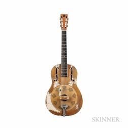 National Triolian Polychrome Resonator Guitar, c. 1931